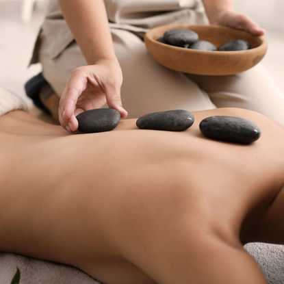 Bild von Hot Stone Massage